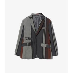 NEW ENGINEERED GARMENTS men's andover jacket in multi color wide stripe